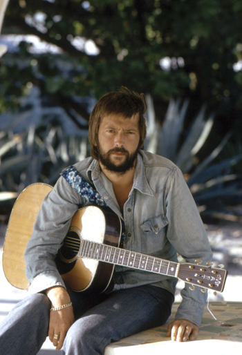Eric Clapton recording in Miami. Photo by David Gahr