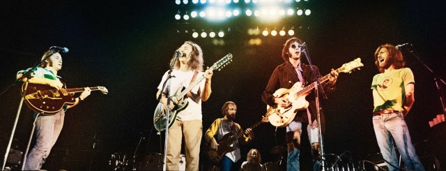 CSNY on the 1974 tour. Photo courtesy of Rhino.